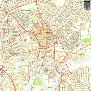 Nottingham Map