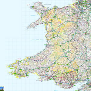 North Wales Map